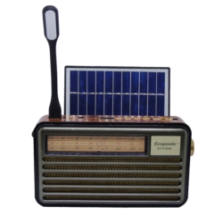 RADIO SOLAR ECOPOWER EP-F200B RECARGABLE/USB/BT/SD