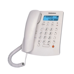 TELEFONO DAEWOO DTC-310 BIN/BLANCO/ CON CABLE
