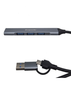 PC HUB ECOPOWER EP-R009 USB-C/USB/4-USB